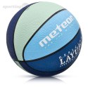 Piłka koszykowa Meteor LayUp 4 niebiesko-granatowo-zielona 07077 Meteor