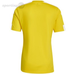 Koszulka męska adidas Squadra 21 Jersey Short Sleeve żółta GN5728 Adidas teamwear