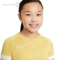 Koszulka dla dzieci Nike NK Df Academy21 Top SS żółta CW6103 700 Nike Football