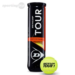 Piłki do tenisa ziemnego Dunlop Pro Tour Performance 4 szt. Dunlop