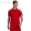 Koszulka męska adidas Squadra 21 Jersey Short Sleeve czerwona GN5722 Adidas teamwear