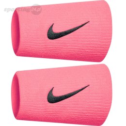 Frotka na rękę Nike Swoosh Wristbands różowa 2szt N1586677OS Nike Football