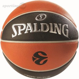 Piłka koszykowa Spalding NBA Euroleague IN/OUT pomarańczowo-czarna TF-500 84002Z Spalding