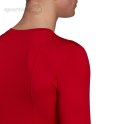 Koszulka męska adidas Compression Long Sleeve Tee czerwona GU7336 Adidas teamwear