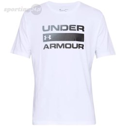 Koszulka męska Under Armour Team Issue Wordmark SS biała 1329582 100 Under Armour