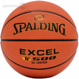 Piłka koszykowa Spalding Excel TF-500 rozm. 7 brązowa 76797Z Spalding