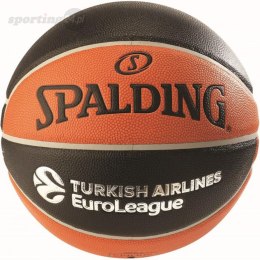 Piłka koszykowa Spalding Euroleague pomarańczowo-czarna TF-1000 Legacy Spalding