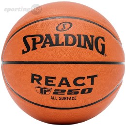 Piłka koszykowa Spalding React TF-250 rozm. 5 brązowa 76803Z Spalding