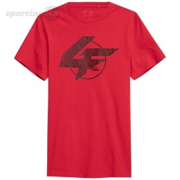 Koszulka męska 4F czerwona H4Z21 TSM022 62S 4F