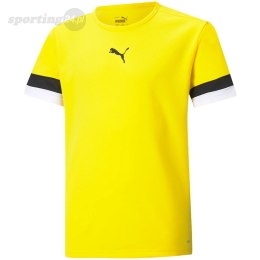 Koszulka dla dzieci Puma teamRISE Jersey Jr żółta 704938 07 Puma