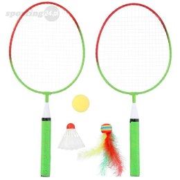 Zestaw do Badmintona Junior Nils (2 Rakiety + Lotki + Piłeczki) NRZ051
