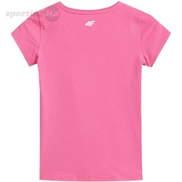 Koszulka dla dziewczynki 4F różowa HJZ21 JTSD009B 54S 4F