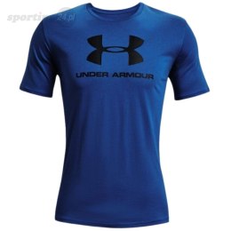 Koszulka męska Under Armour Sportstyle Logo SS niebieska 1329590 432 Under Armour