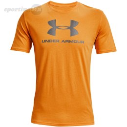 Koszulka męska Under Armour Sportstyle Logo SS pomarańczowa 1329590 755 Under Armour