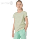 Koszulka dla dziewczynki 4F jasna zieleń HJL22 JTSD003 42S 4F