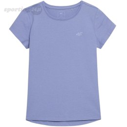Koszulka dla dziewczynki 4F jasno niebieska HJL22 JTSD001 34S 4F