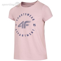Koszulka dla dziewczynki 4F jasny fiolet HJL22 JTSD003 52S 4F