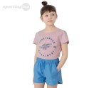 Koszulka dla dziewczynki 4F jasny fiolet HJL22 JTSD003 52S 4F