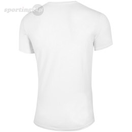 Koszulka męska 4F biała H4L22 TSM039 10S 4F