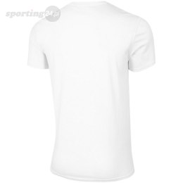Koszulka męska 4F biała H4L22 TSM040 10S 4F