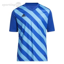 Koszulka dla dzieci adidas Entrada 22 Graphic Jersey niebieska HF0130 Adidas teamwear