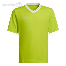 Koszulka dla dzieci adidas Entrada 22 Jersey limonkowa HC5079 Adidas teamwear