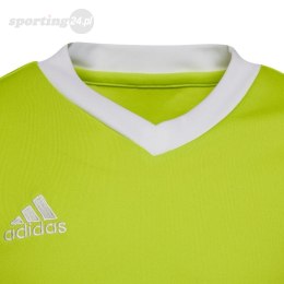 Koszulka dla dzieci adidas Entrada 22 Jersey limonkowa HC5079 Adidas teamwear