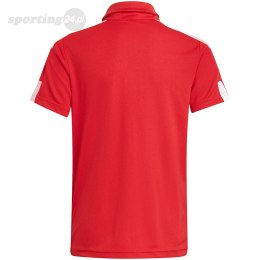 Koszulka dla dzieci adidas Squadra 21 Polo czerwona GP6423 Adidas teamwear