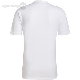 Koszulka męska adidas Entrada 22 Graphic Jersey biało-szara HF0129 Adidas teamwear