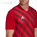 Koszulka męska adidas Entrada 22 Graphic Jersey czerwono-bordowa HB0572 Adidas teamwear
