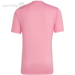 Koszulka męska adidas Entrada 22 Graphic Jersey różowo-czarna HC2633 Adidas teamwear