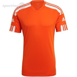 Koszulka męska adidas Squadra 21 Jersey Short Sleeve pomarańczowa GN8092 Adidas teamwear
