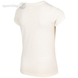 Koszulka dla dziewczynki 4F złamana biel HJZ22 JTSD002 11S 4F