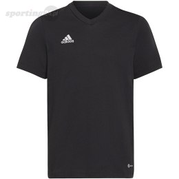 Koszulka dla dzieci adidas Entrada 22 Tee czarna HC0443 Adidas teamwear