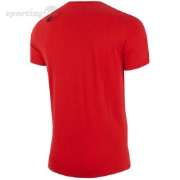 Koszulka męska 4F czerwona H4Z22 TSM354 62S 4F
