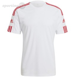 Koszulka męska adidas Squadra 21 Jersey Short Sleeve biała GN5725 Adidas teamwear