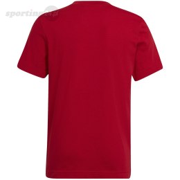 Koszulka dla dzieci adidas Entrada 22 Tee czerwona HC0446 Adidas teamwear