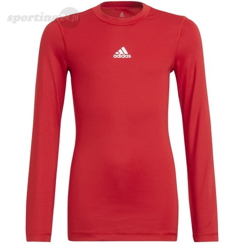 Koszulka dla dzieci adidas Youth Techfit Long Sleeve czerwona H23154 Adidas teamwear