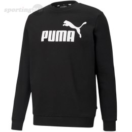 Bluza męska Puma ESS Big Logo Crew FL czarna 586678 01 Puma