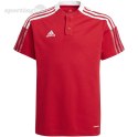 Koszulka dla dzieci adidas Tiro 21 Polo czerwona GM7346 Adidas teamwear