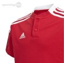 Koszulka dla dzieci adidas Tiro 21 Polo czerwona GM7346 Adidas teamwear