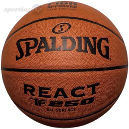 Piłka do koszykówki Spalding React TF-250 Logo Fiba 76967Z Spalding