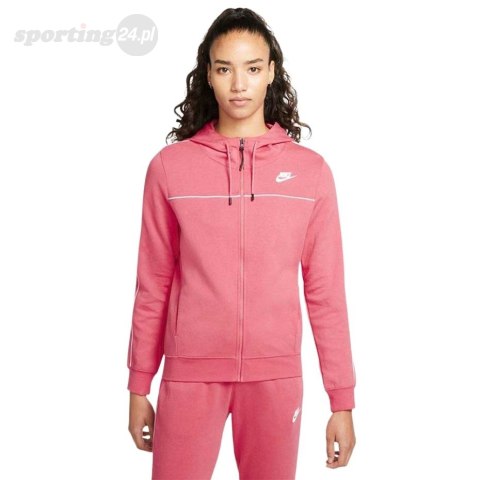 Bluza damska Nike Nsw Mlnm Essential Flecee FZ Hoody różowa CZ8338 622 Nike