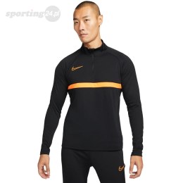 Bluza męska Nike Dri-FIT Academy 21 Drill Top czarno-pomarańczowa CW6110 017 Nike Football