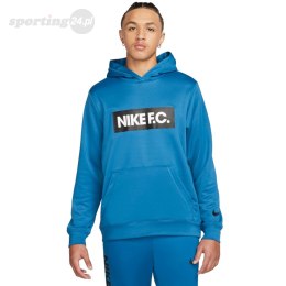 Bluza męska Nike NK DF FC Libero Hoodie niebieska DC9075 407 Nike Football