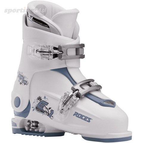 Buty narciarskie Roces Idea Up Junior biało-niebieskie 450491 23 Roces