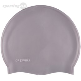 Czepek pływacki silikonowy Crowell Mono Breeze kol.6 srebrny Crowell