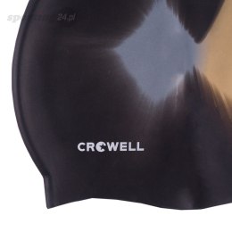 Czepek pływacki silikonowy Crowell Multi Flame czarny kol.08 Crowell