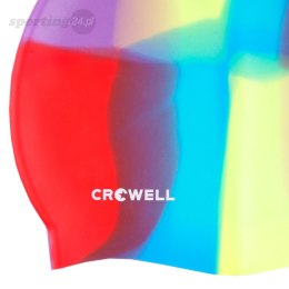 Czepek pływacki silikonowy Crowell Multi Flame kolorowy kol.10 Crowell