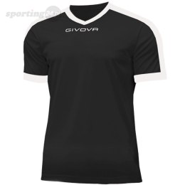 Koszulka Givova Revolution Interlock czarno-biała MAC04 1003 Givova